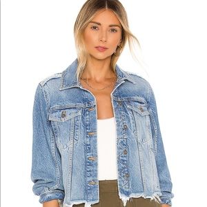 NWT Free People Indira Distressed Jean Jacket!